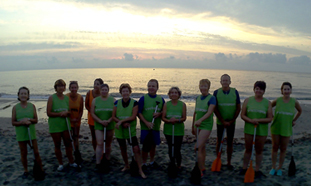 Sortie longe cote petit-d�jeuner et lev�e du soleil � Folelli.